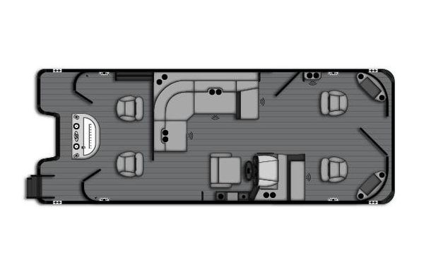 2026 Bentley Pontoons Fish 220 4-Point