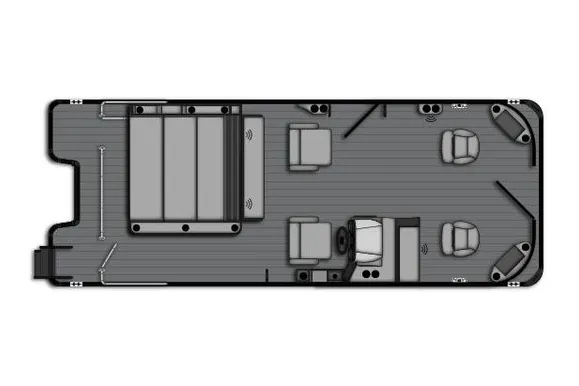 2026 Bentley Pontoons Fish 240 Swingback