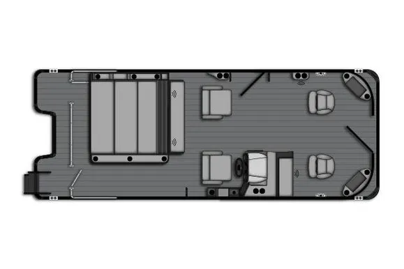2026 Bentley Pontoons Fish 243 Swingback