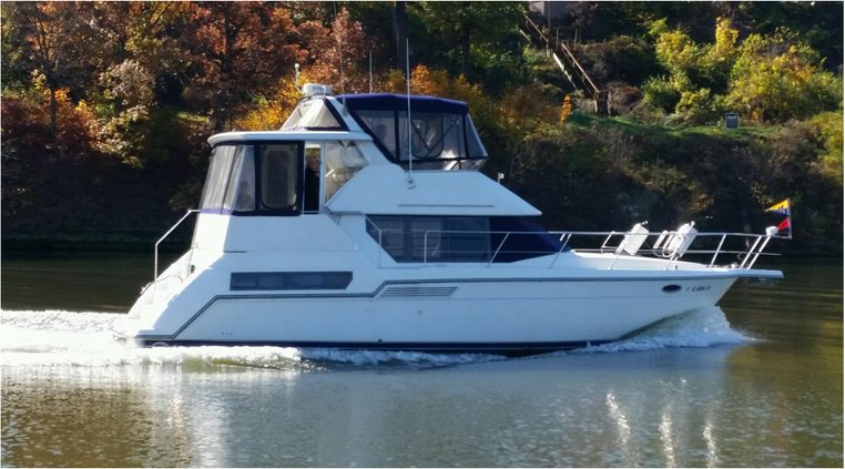 1995 Carver 355 Aft Cabin Ottawa Illinois Pier 33