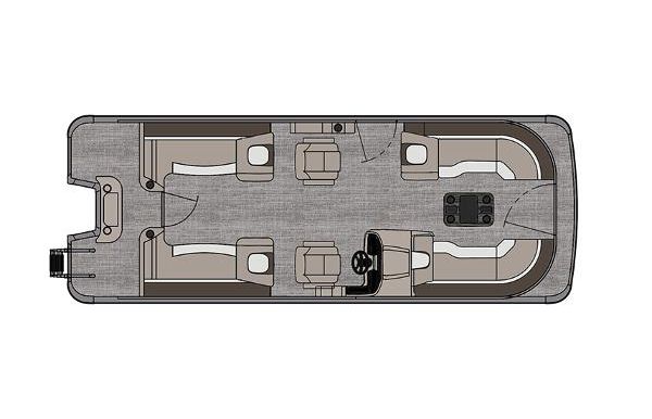 2023 Tahoe Pontoon Cascade Quad Lounger