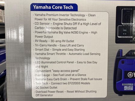Yamaha Outboards EF2200iS Inverter Generator image