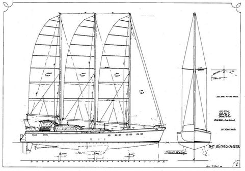 Custom-Craft 96' 3 Masted Schooner Project image