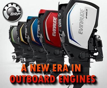 Evinrude  E-TEC G2 250hp 25 inch Shaft, DI, Demo Outboard Motors w/ Warranty til 9/26/2022 C/R Pair image