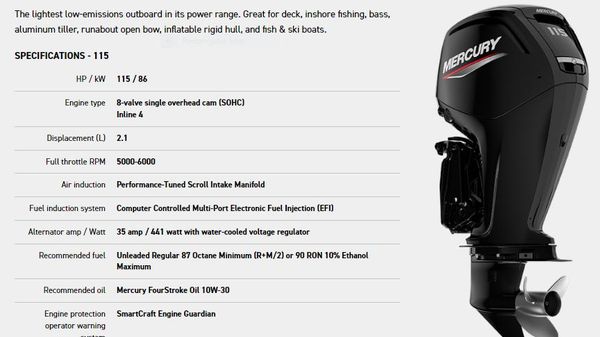Mercury 115elptct 