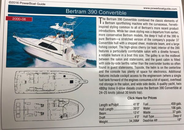 Bertram 390-CONVERTIBLE image