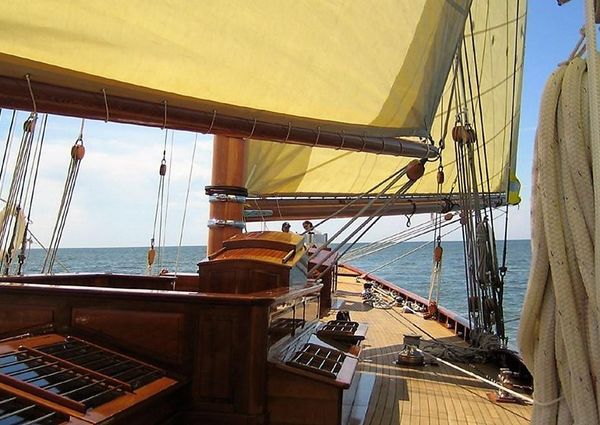 Classic Sailing Schooner Gaff Rigged image