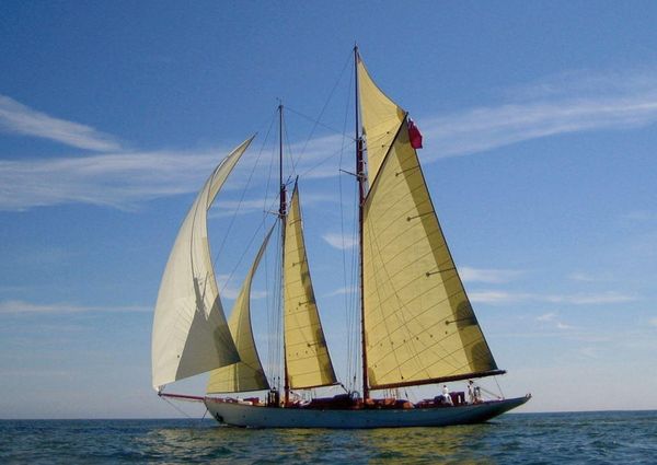 Classic Sailing Schooner Gaff Rigged image