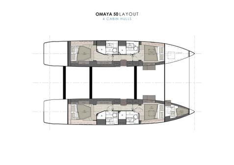 Custom Omaya 50 Power Catamaran image