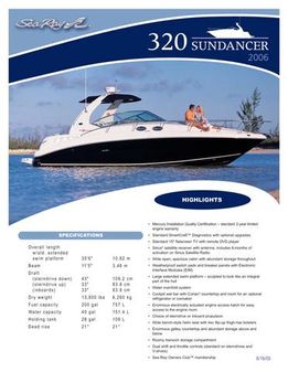 Sea-ray 320-SUNDANCER image