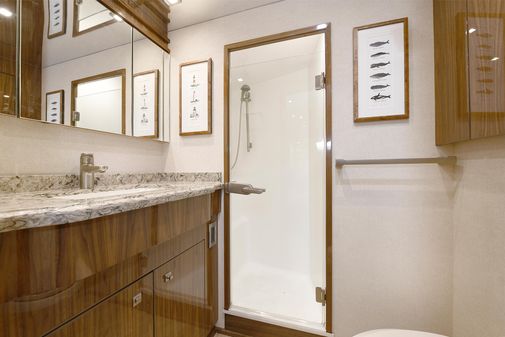 Viking 80 Enclosed Skybridge image