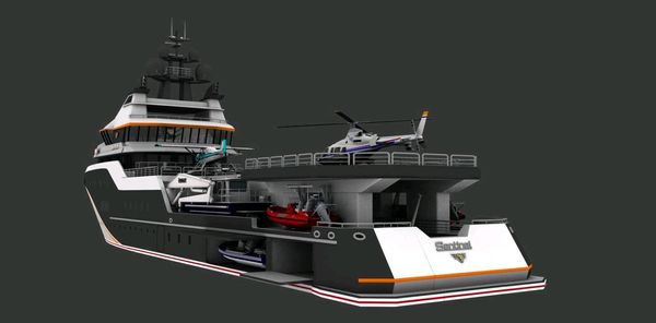 Custom Ice-Class Fast Yacht Support image