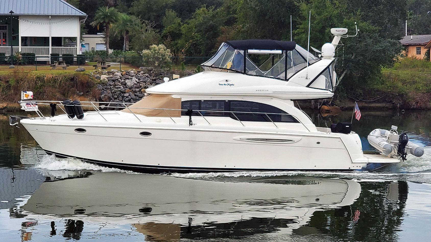 Used Meridian 411 Sedan Boats For Sale Welcome to Great Loop Yacht Sales in United States