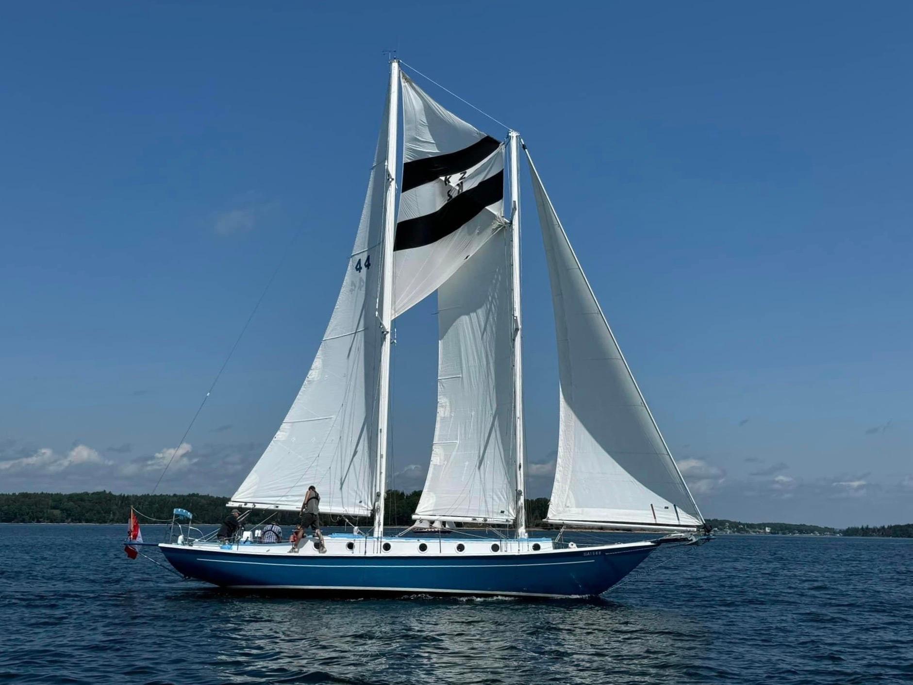1999 Custom Gerald Stevens Designed 44 Schooner – Sunnybrook