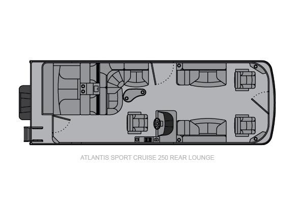 Landau Atlantis 250 Cruise Rear Lounge - main image