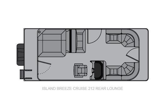 Landau ISLAND-BREEZE-212-CRUISE-REAR-LOUNGE image