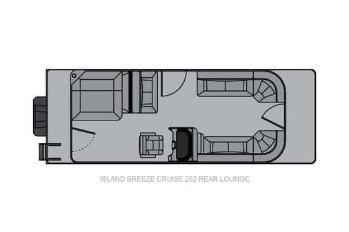 Landau ISLAND-BREEZE-252-CRUISE-REAR-LOUNGE image