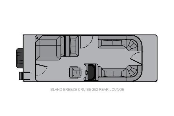 Landau ISLAND-BREEZE-252-CRUISE-REAR-LOUNGE image