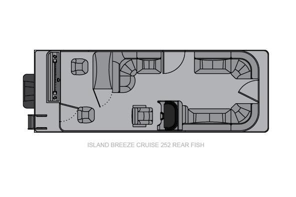 Landau ISLAND-BREEZE-252-CRUISE-REAR-FISH - main image