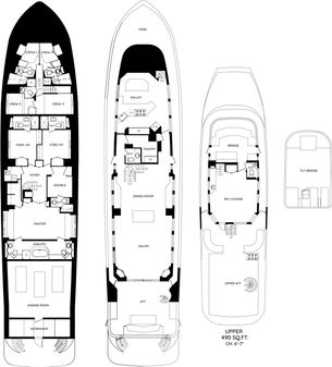 Hatteras Tri-Deck Motoryacht image