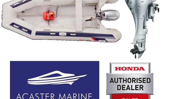 Honwave T38 Inflatable & 20hp Honda Outboard 