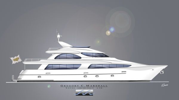 SonShip built by West Bay Shipyards Skylounge Tri-Deck 110