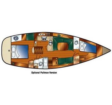 Hunter 44 Deck Salon image