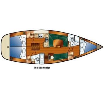 Hunter 44 Deck Salon image