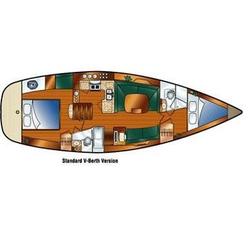 Hunter 44 Deck Salon image