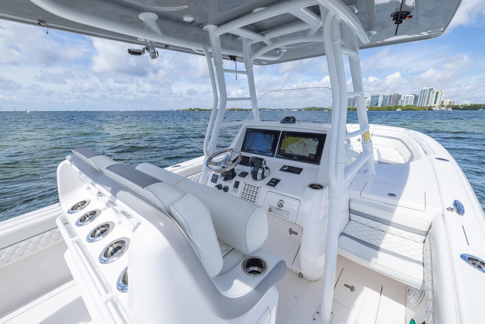 2019 Intrepid 327 center console