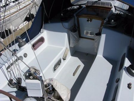 Laurent Giles 43' light displacement cruiser. Custom and Epoxy image