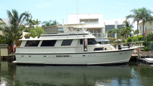 Hatteras Flush Deck Flybridge Motor Yacht