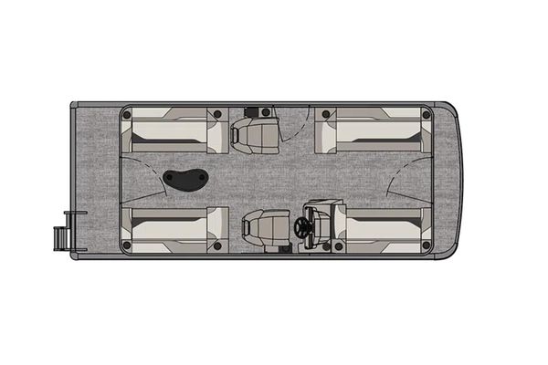 Tahoe-pontoon SPORT-QUAD-LOUNGER - main image