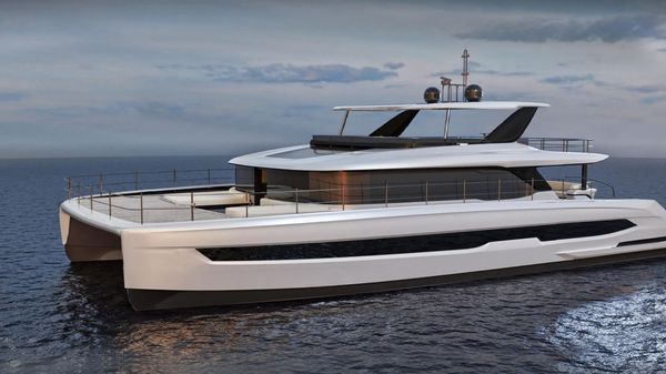 Custom HYS-80 Power Catamaran