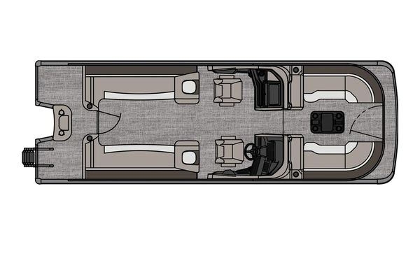 2025 Tahoe Pontoon Cascade Quad Lounge Windshield