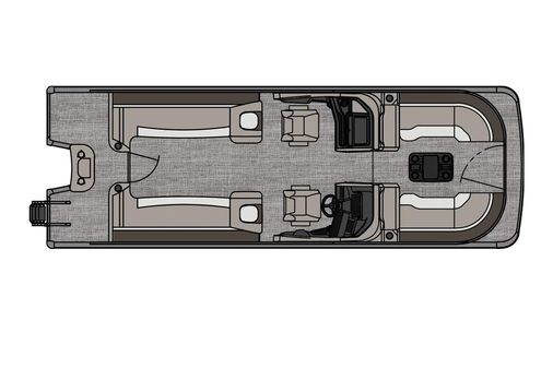 Tahoe-pontoon CASCADE-QUAD-LOUNGE-WINDSHIELD image