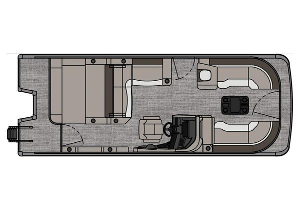 Tahoe-pontoon CASCADE-VERSATILE-REAR-LOUNGER image