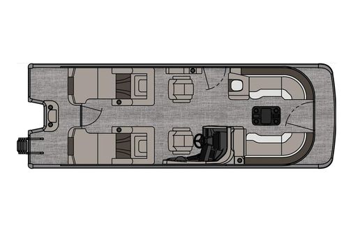 Tahoe-pontoon CASCADE-REAR-LOUNGER image