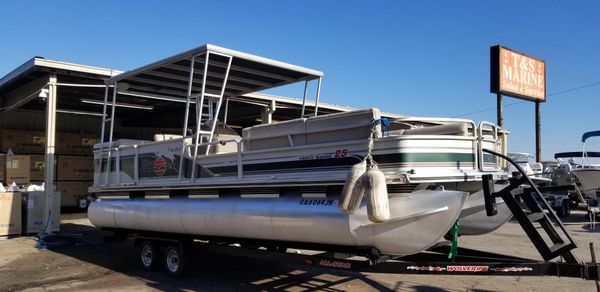 1999 Sun Tracker Party Barge 25 Oakwood Georgia T Amp S