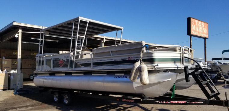 1999 Sun Tracker Party Barge 25 Oakwood Georgia T Amp S