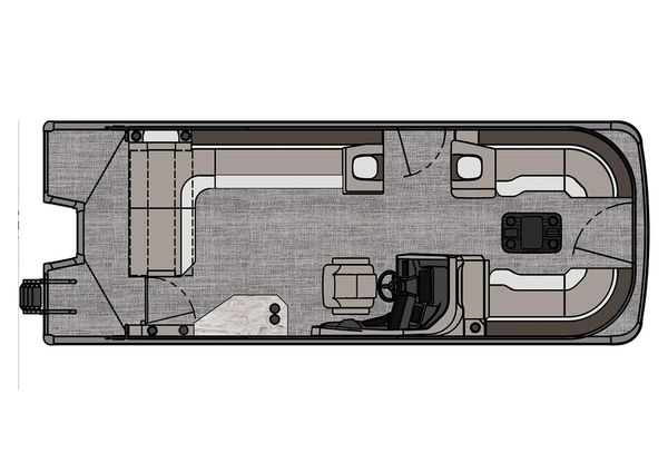 Tahoe-pontoon CASCADE-REAR-BENCH image