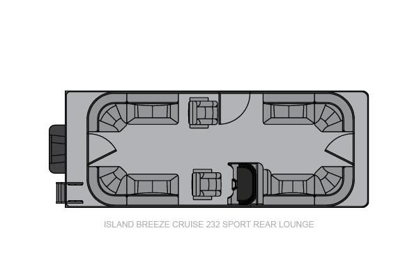 Landau ISLAND-BREEZE-232-CRUISE-SPORT-REAR-LOUNGE - main image
