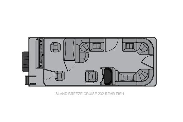 Landau ISLAND-BREEZE-232-CRUISE-REAR-FISH - main image