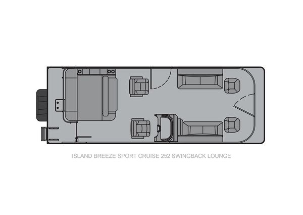 Landau ISLAND-BREEZE-252-CRUISE-SPORT-CRUISE-SWINGBACK-LOUNGE image