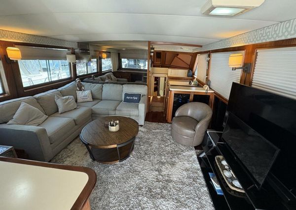 Hatteras 60 enclosed bridge image