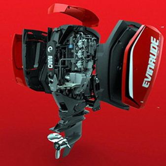 Evinrude  E-TEC  G2 175hp 25in Shaft, DI, Demo Motors w/ Full Factory Warranty til 5/23/2022 .. C/R Pair image