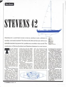 Stevens Custom 42 Sloop image