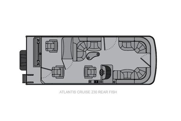 Landau ATLANTIS-230-CRUISE-REAR-FISH - main image