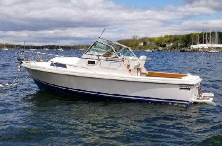 1988 Limestone Express Cruiser Boothbay Harbor, Maine - Gray and