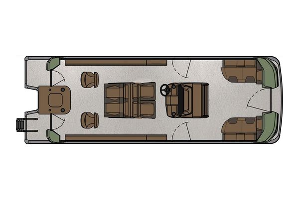 Tahoe-pontoon GEOFISH-CRF - main image